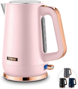 Tower T10100PNK Cavaletto 1.7L 3000W Jug Kettle Pink/Rose Gold