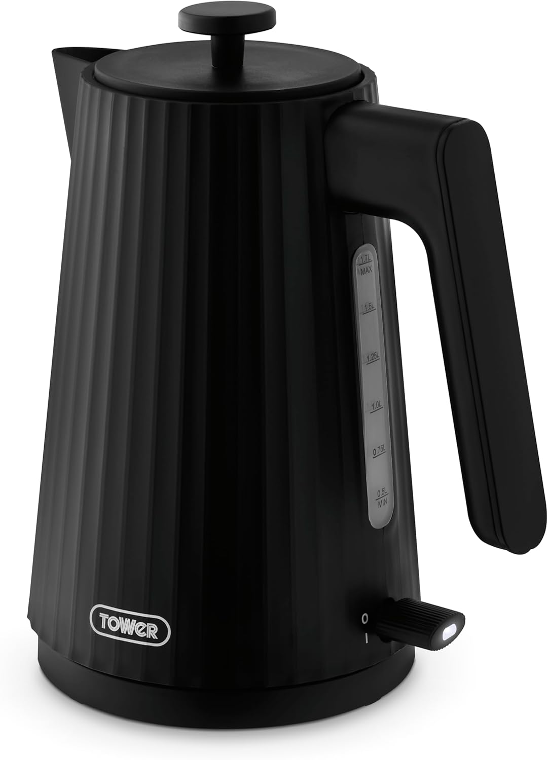 Tower T10105BLK Eco 1.7L 3000W Jug Kettle Black