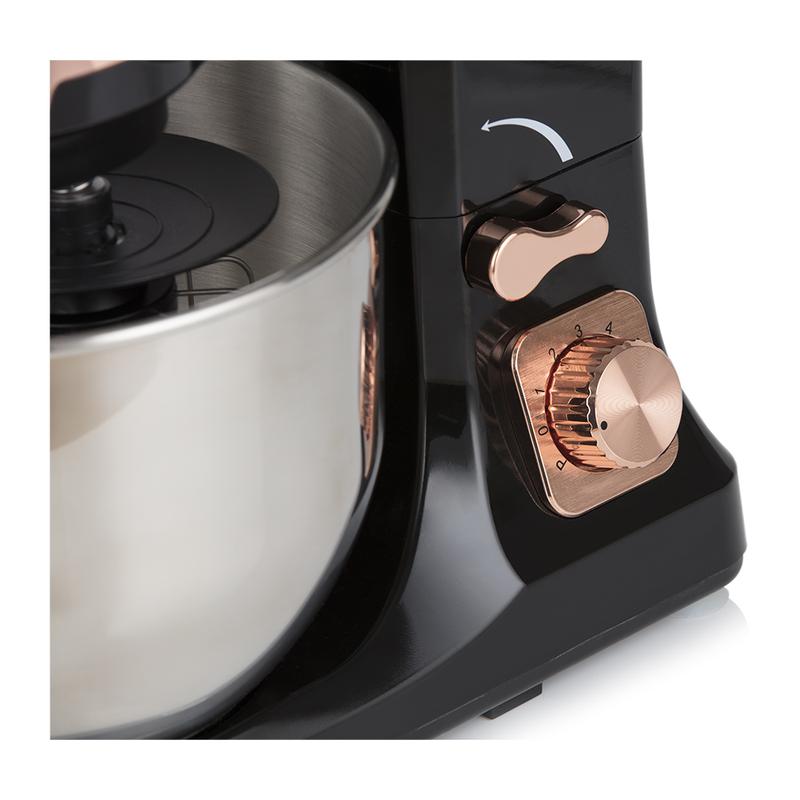 Tower T12033RG 1000W Stand Mixer Black/Rose Gold