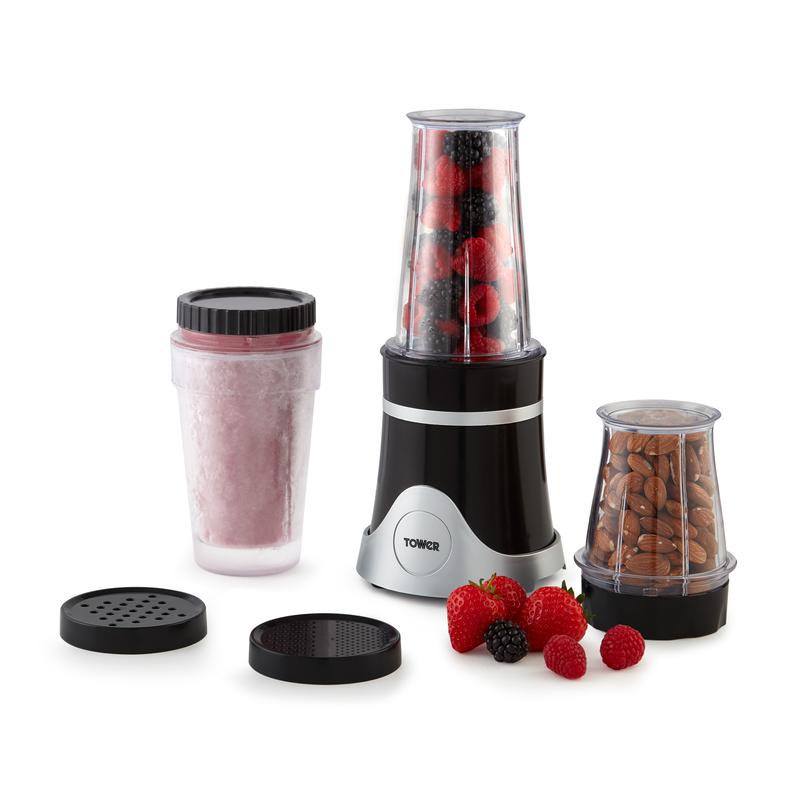 Tower T12048BLK 250W Smoothie Blender Black/Silver