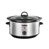 Tower T16039Y 3.5L Slow Cooker Stainless Steel