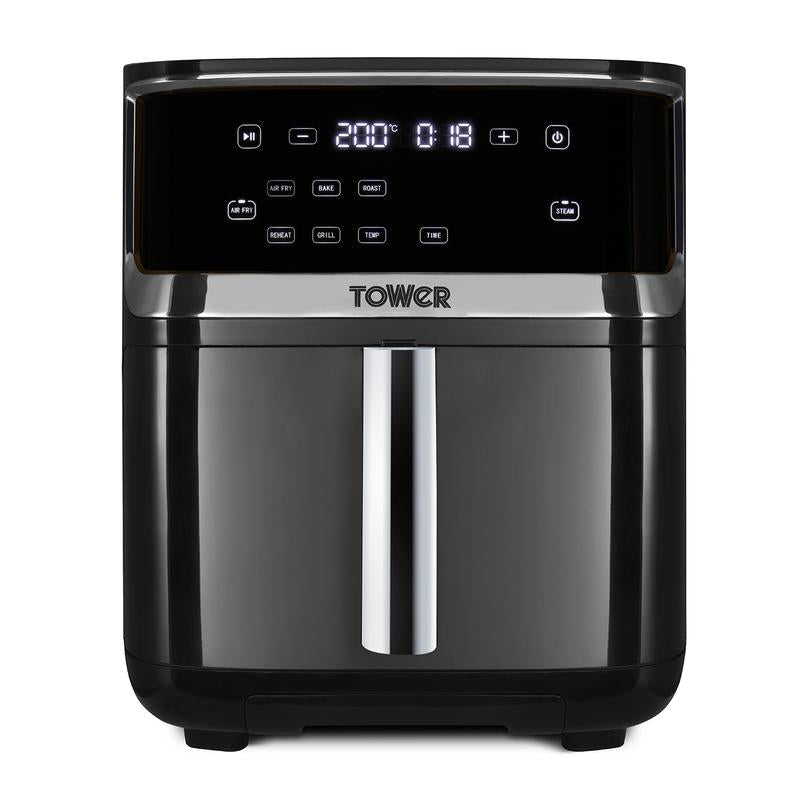 Tower Vortx T17101 7.0L Digital Basket Air Fryer with Steamer Black