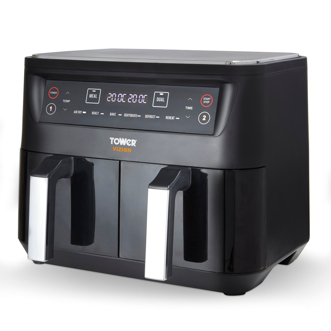 Tower Vortx Vizion T17104 8.0L Dual Basket Air Fryer
