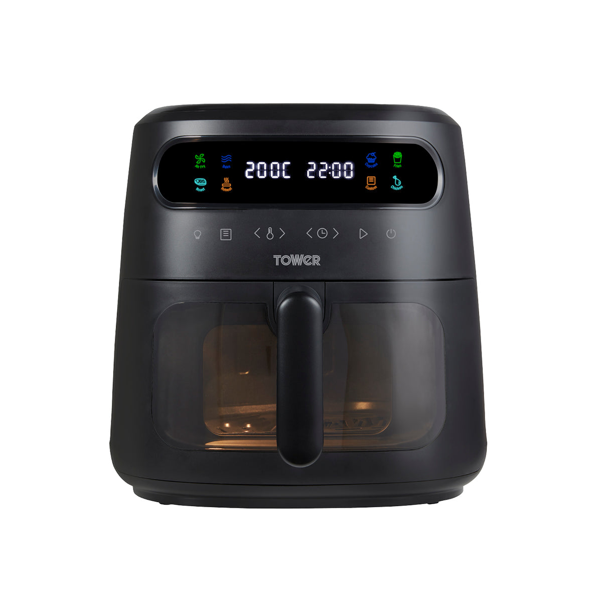 Tower Vortx Vizion T17124 6.0L Digital Basket Air Fryer Black