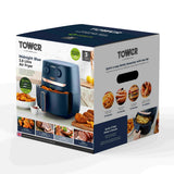 Tower Vortx T17126MNB  3.8L Manual Basket Air Fryer Midnight Blue/Rose Gold