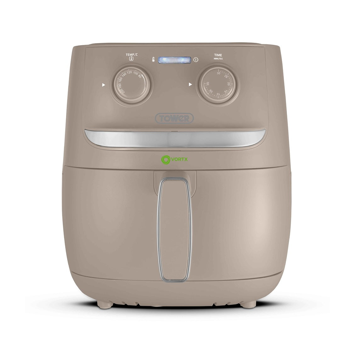 Tower Vortx T17126MSH 3.8L Manual Basket Air Fryer Mushroom/Silver