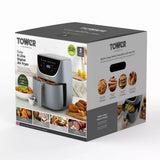 Tower Vortx T17127GRY 6.0L Digital Basket Air Fryer Grey