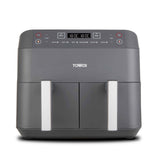 Tower Vortx T17136 3.8L Digital Dual Basket Air Fryer Grey