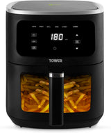 Tower Vortx Vizion T17176 8.0L Digital Basket Air Fryer Black