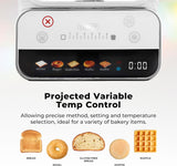 Tower Mirage T20096WHT 925W 2-Slice Digital Toaster White