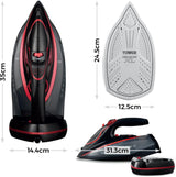 Tower T22035RED CeraGlide XL 3100W Corded/Cordless Steam Iron