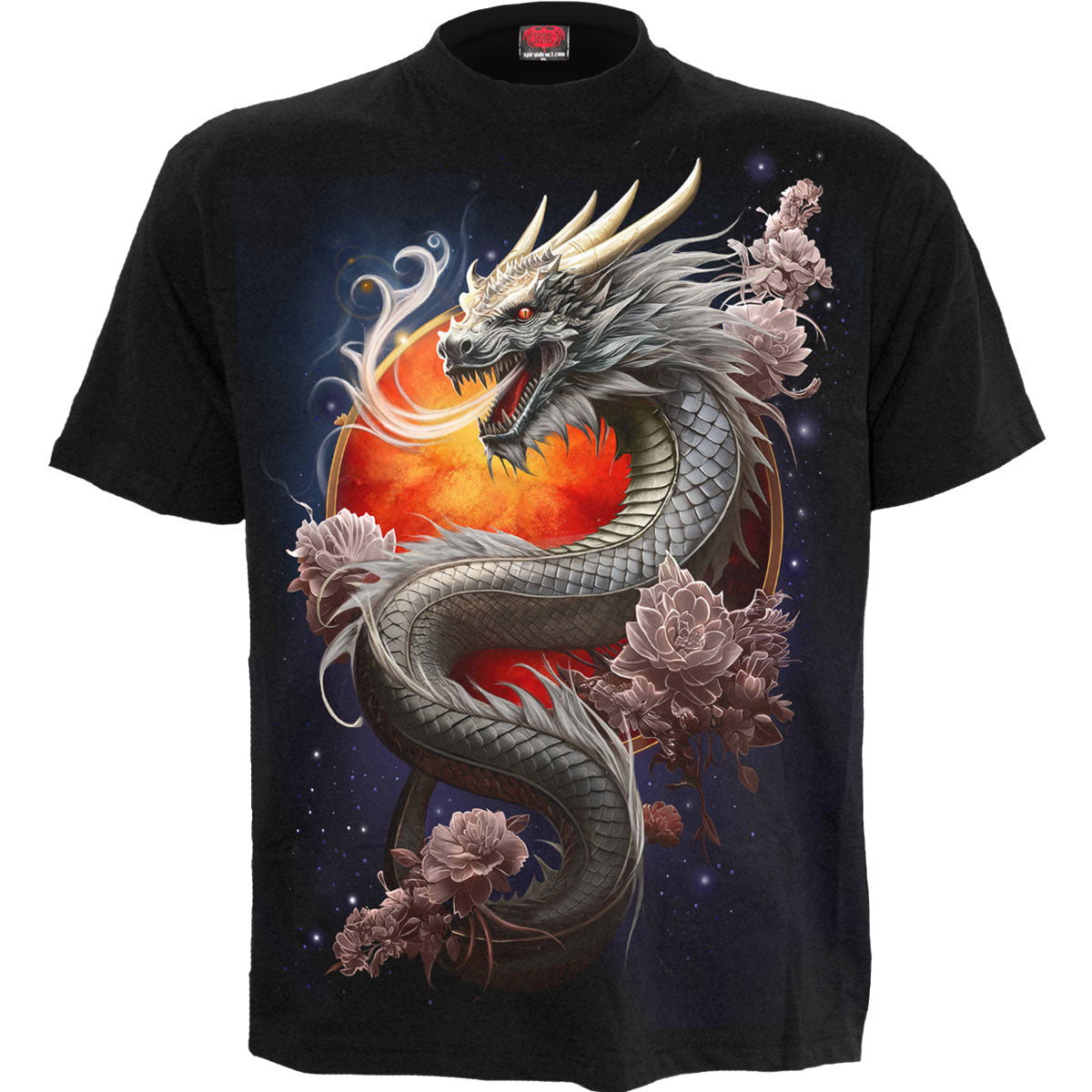 Spiral Unisex T-Shirt Sun Dragon Black (XL)