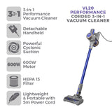 Tower VL20 Pets Corded Stick Vacuum Cleaner