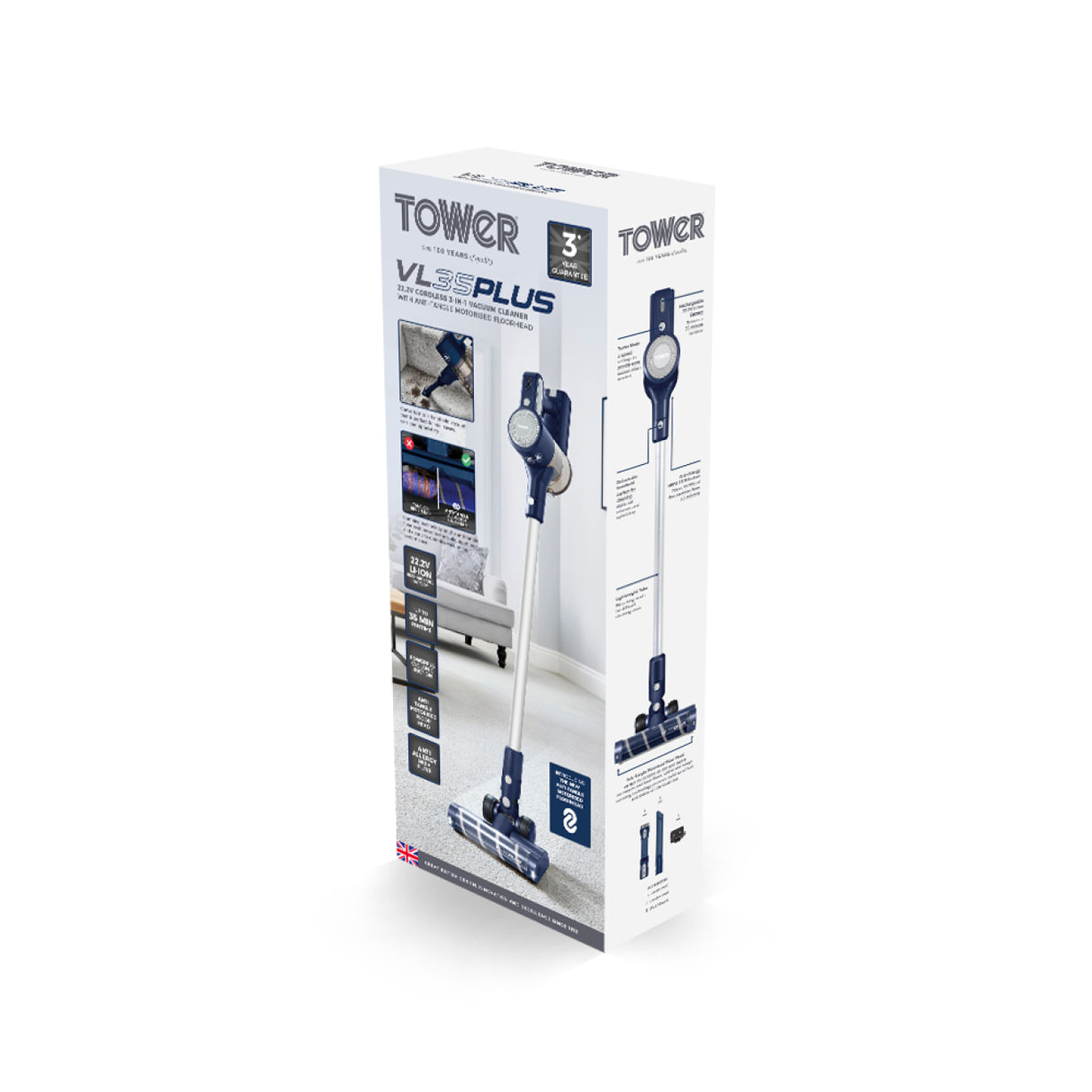 Tower VL35 Pro Cordless Stick Vacuum Cleaner