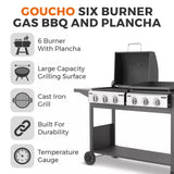 Tower Goucho Gas BBQ Grill with Pancha
