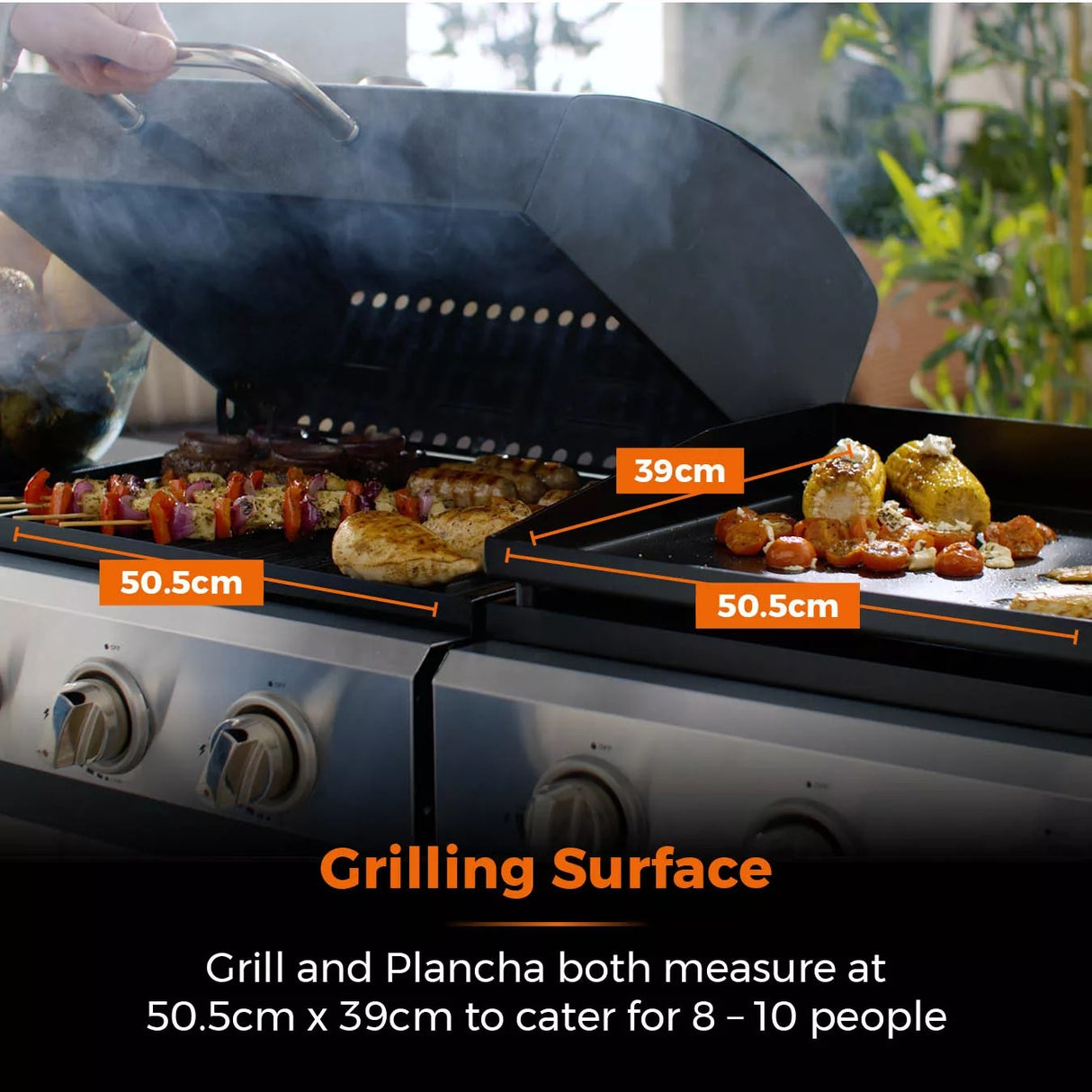 Tower Goucho Gas BBQ Grill with Pancha