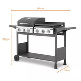Tower Goucho Gas BBQ Grill with Pancha