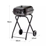 Tower Compact Portable Grill Charcoal BBQ