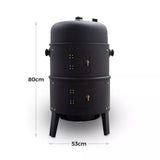 Tower Smoker Grill Charcoal BBQ