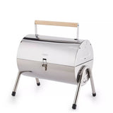 Tower Portable Barrel Grill Charcoal BBQ Stainless Steel