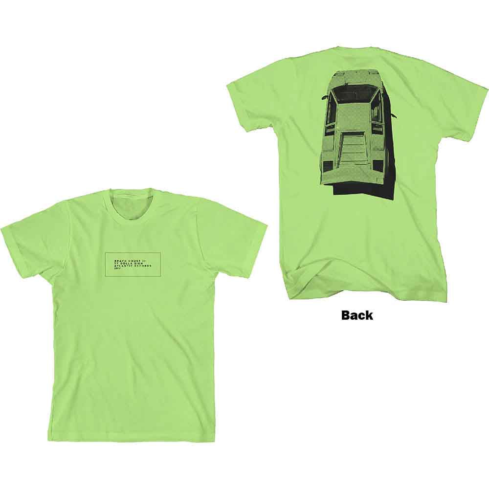 Ty Dolla Sign Unisex T-Shirt Lambo Box House (Back Print) Green (XXL)