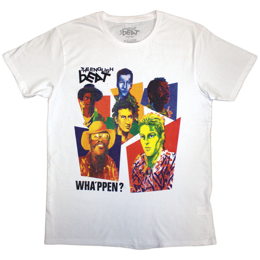 The English Beat Unisex T-Shirt Wha'ppen Art Photo White (M)