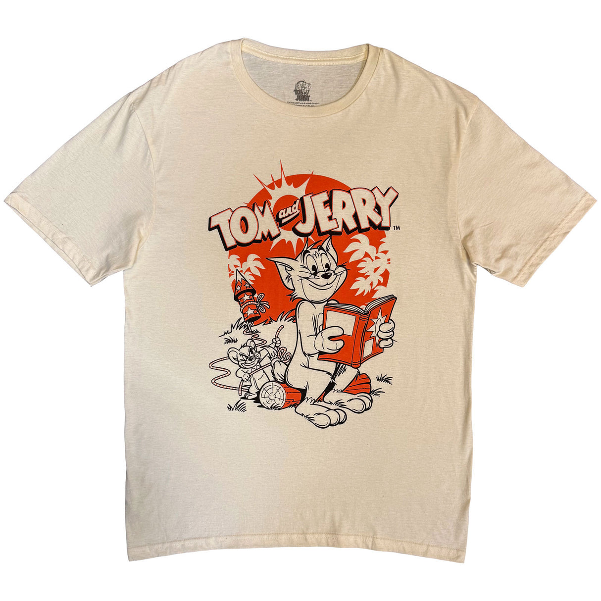 Tom & Jerry Unisex T-Shirt Rocket Natural (M)