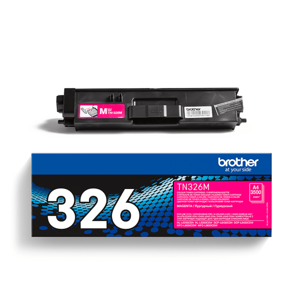 Brother TN-326M Magenta High Capacity Toner Cartridge
