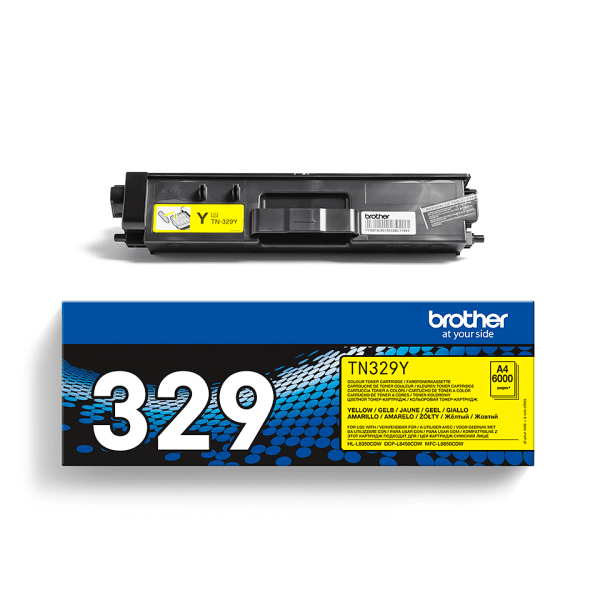 Brother TN-329Y Yellow High Capacity Toner Cartridge