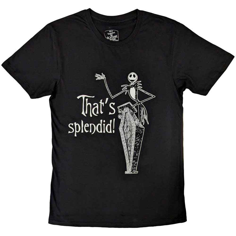 Disney Unisex T-Shirt The Nightmare Before Christmas Believe It Black (XXL)