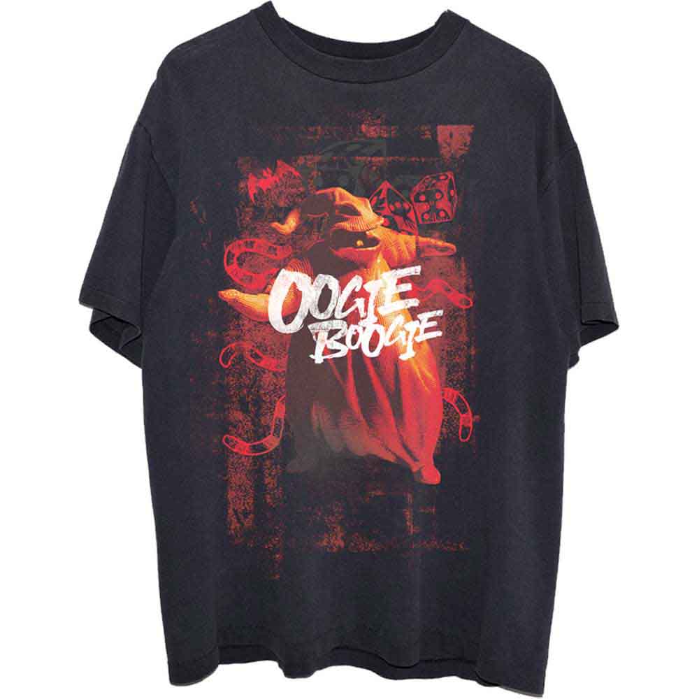 Disney Unisex T-Shirt The Nightmare Before Christmas Oogie Boogie Black (S)