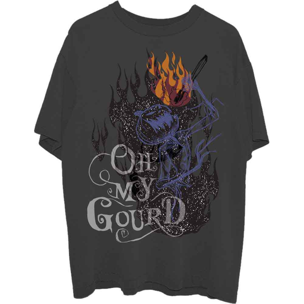 Disney Unisex T-Shirt The Nightmare Before Christmas Oh My Gourd Grey (XXL)