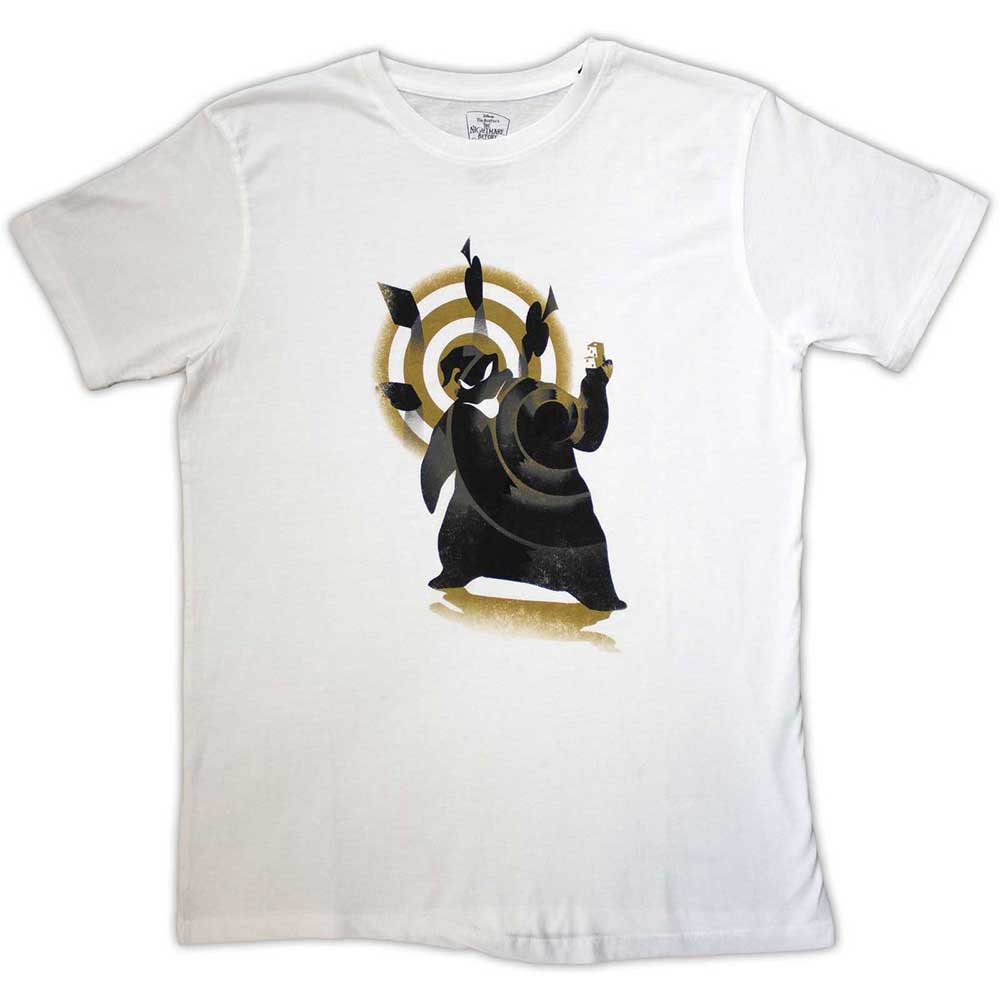Disney Unisex T-Shirt The Nightmare Before Christmas Oogie Target White (XL)