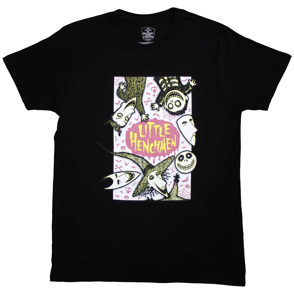 Disney Unisex T-Shirt The Nightmare Before Christmas Little Henchmen Black (XL)