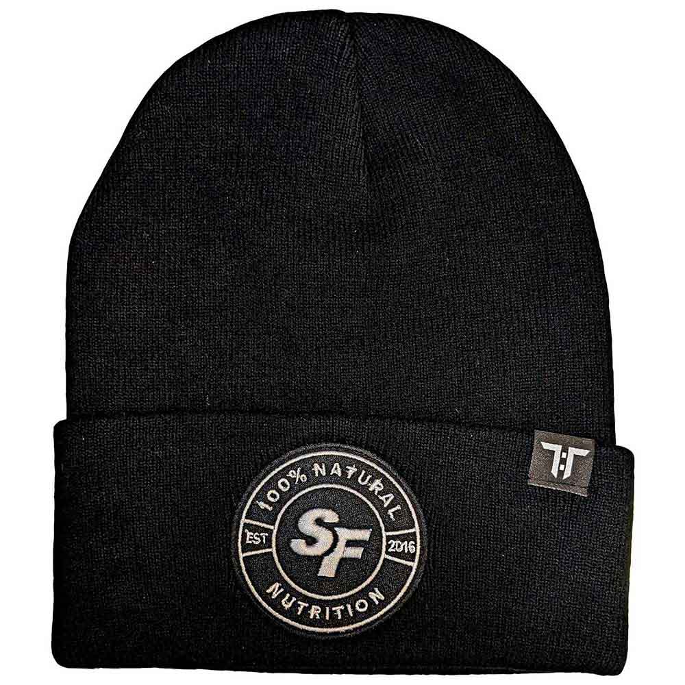 Tokyo Time Unisex Beanie Hat SF Nutrition Black