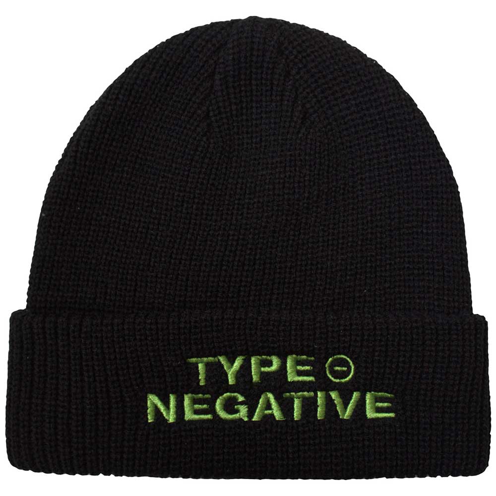 Type O Negative Unisex Beanie Hat Text Logo Black