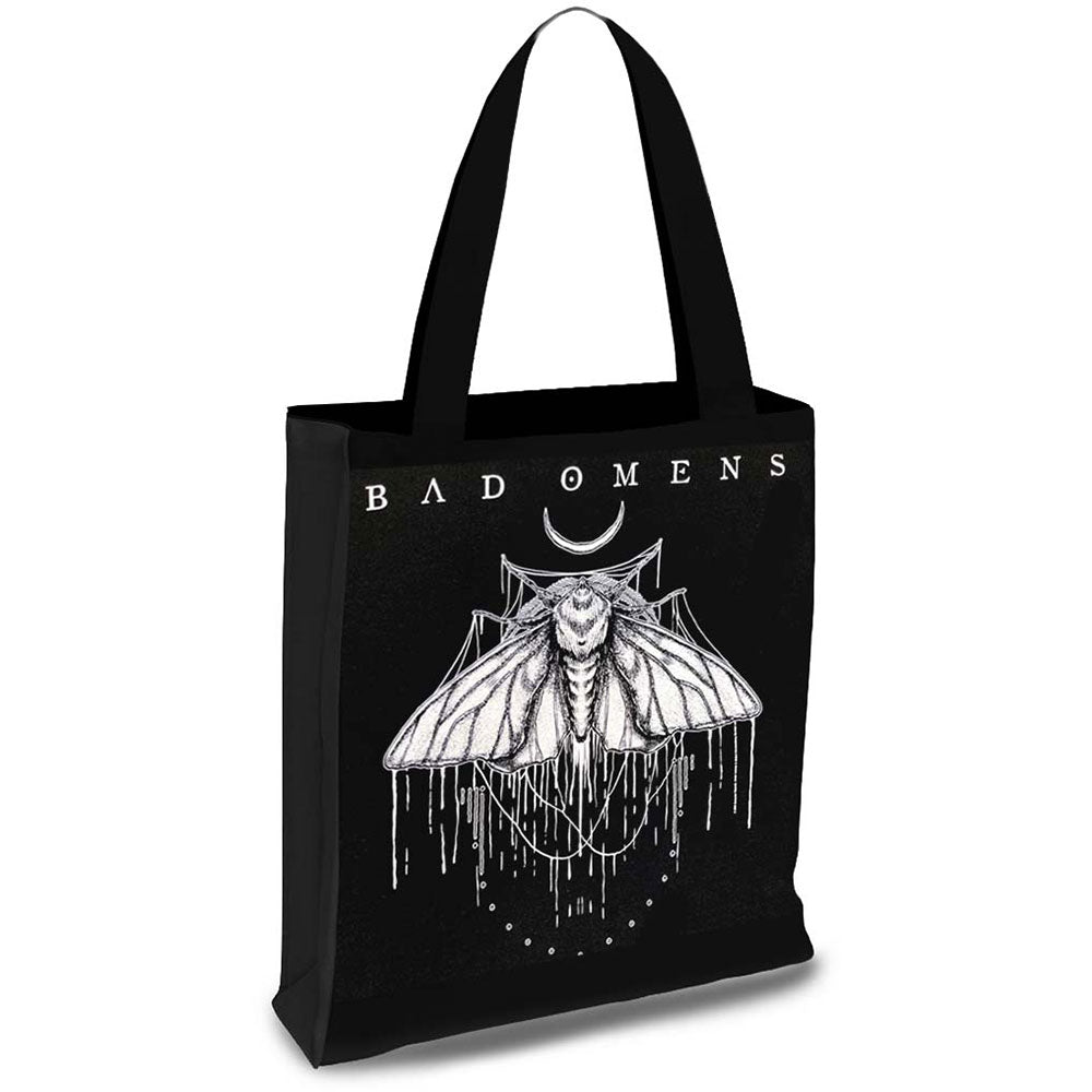 Bad Omens Tote Bag Moth (Black)