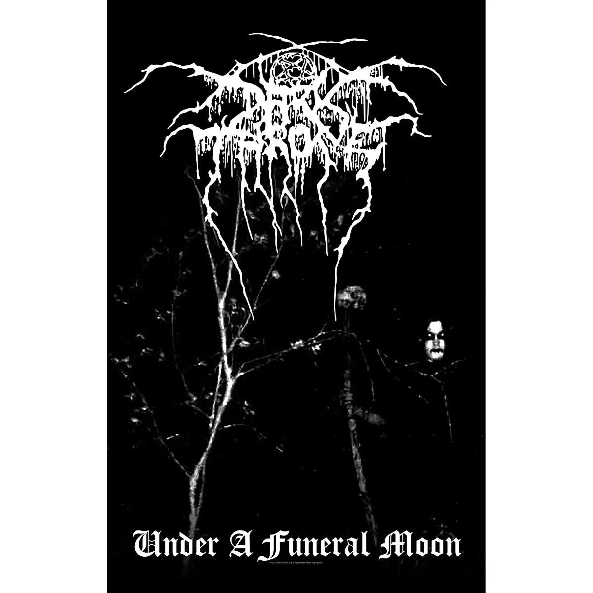 Darkthrone Textile Poster - Under A Funeral Moon 70cm x 106cm