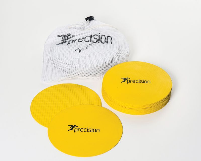 Precision Round Rubber Marker Discs - Yellow - Large (20pc)