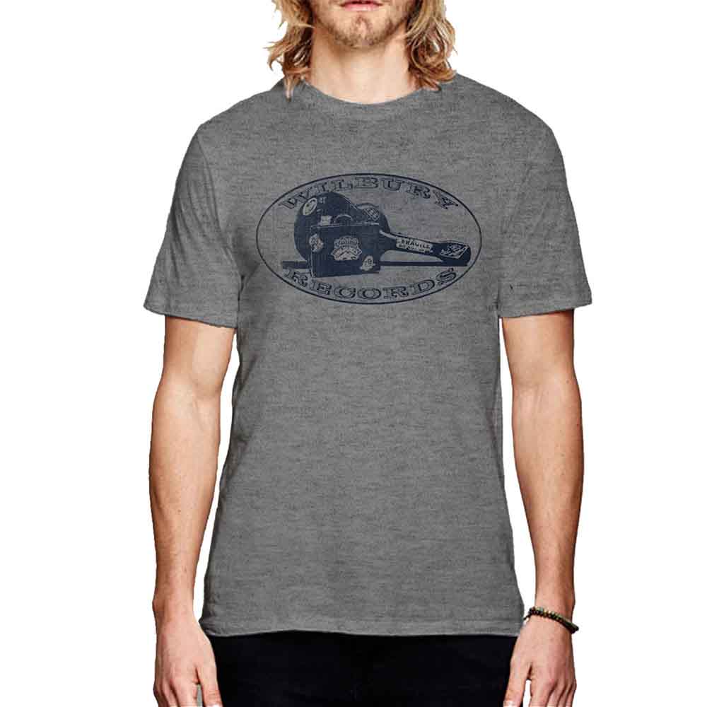 Traveling Wilburys Men's T-Shirt Wilbury Records Heather Grey (S)