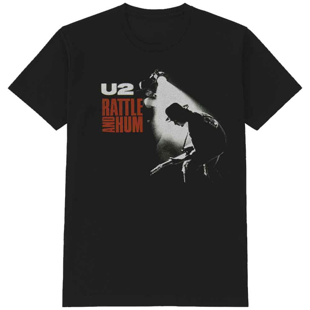 U2 Unisex T-Shirt Rattle & Hum Black (XXL)