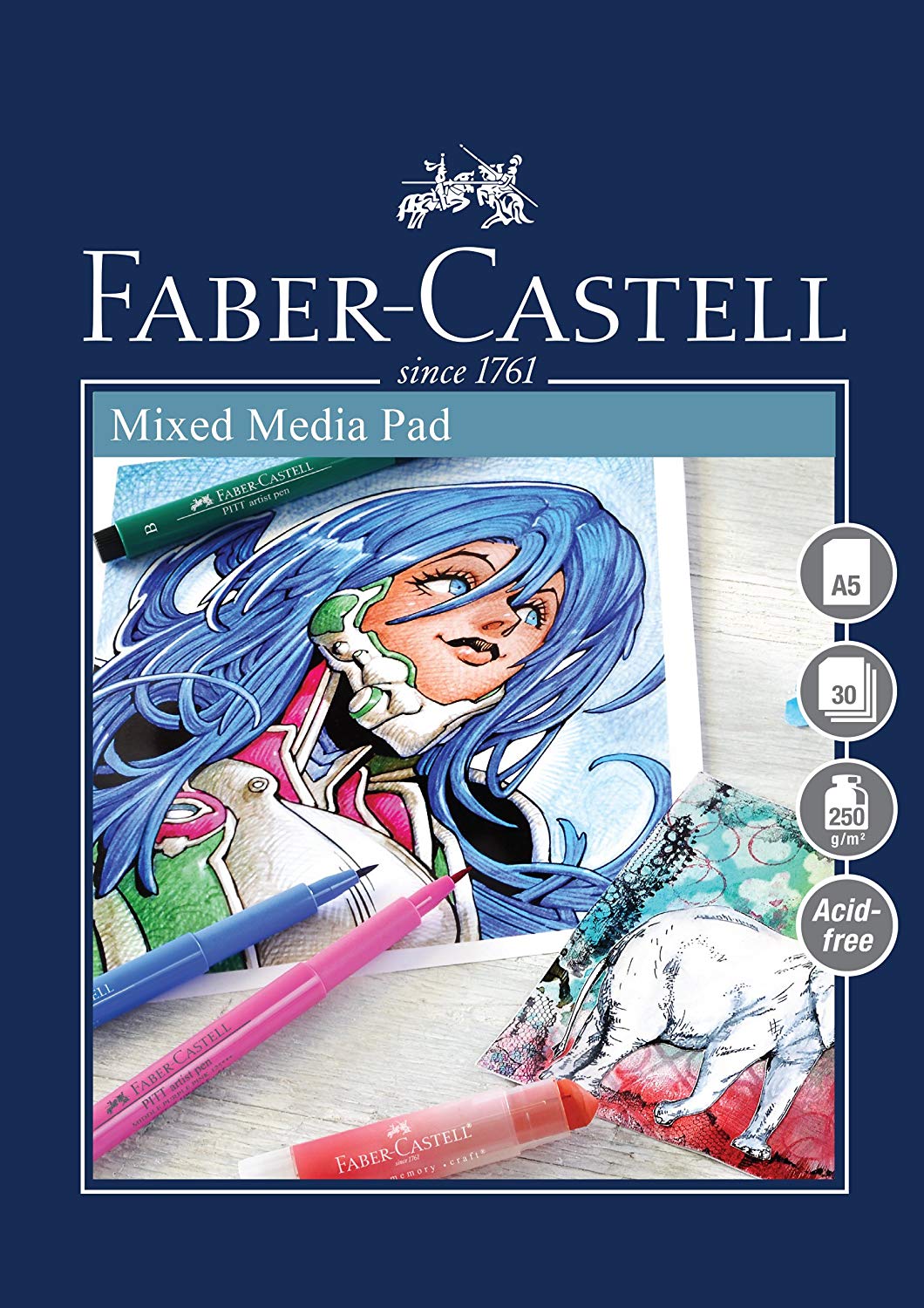 faber-castell a5 mixed media pad