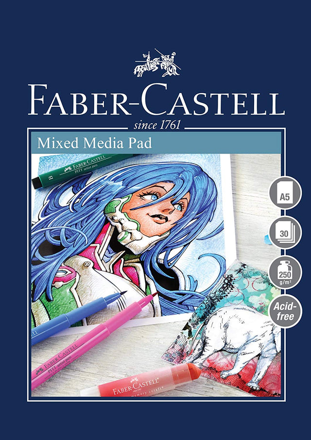 faber-castell a5 mixed media pad