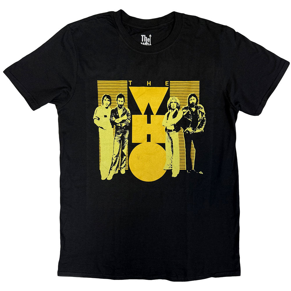 The Who Men's T-Shirt Yellow Black (XXL)
