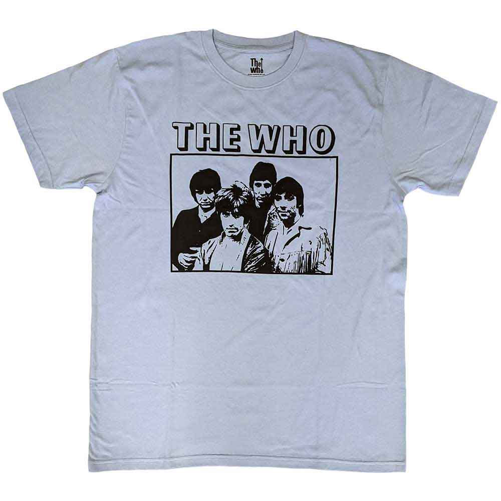 The Who Unisex T-Shirt Band Photo Frame Blue (XL)