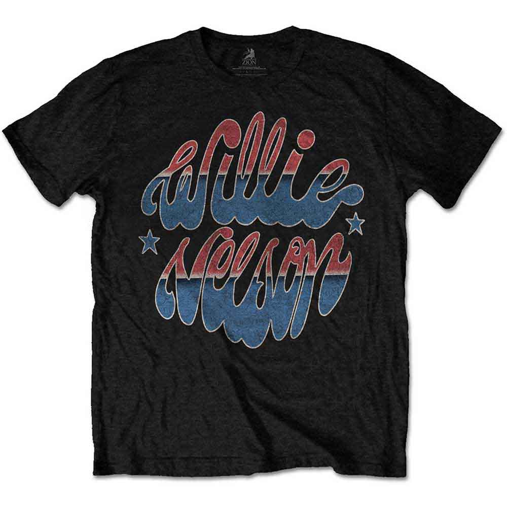 Willie Nelson Unisex T-Shirt Americana Black (S)