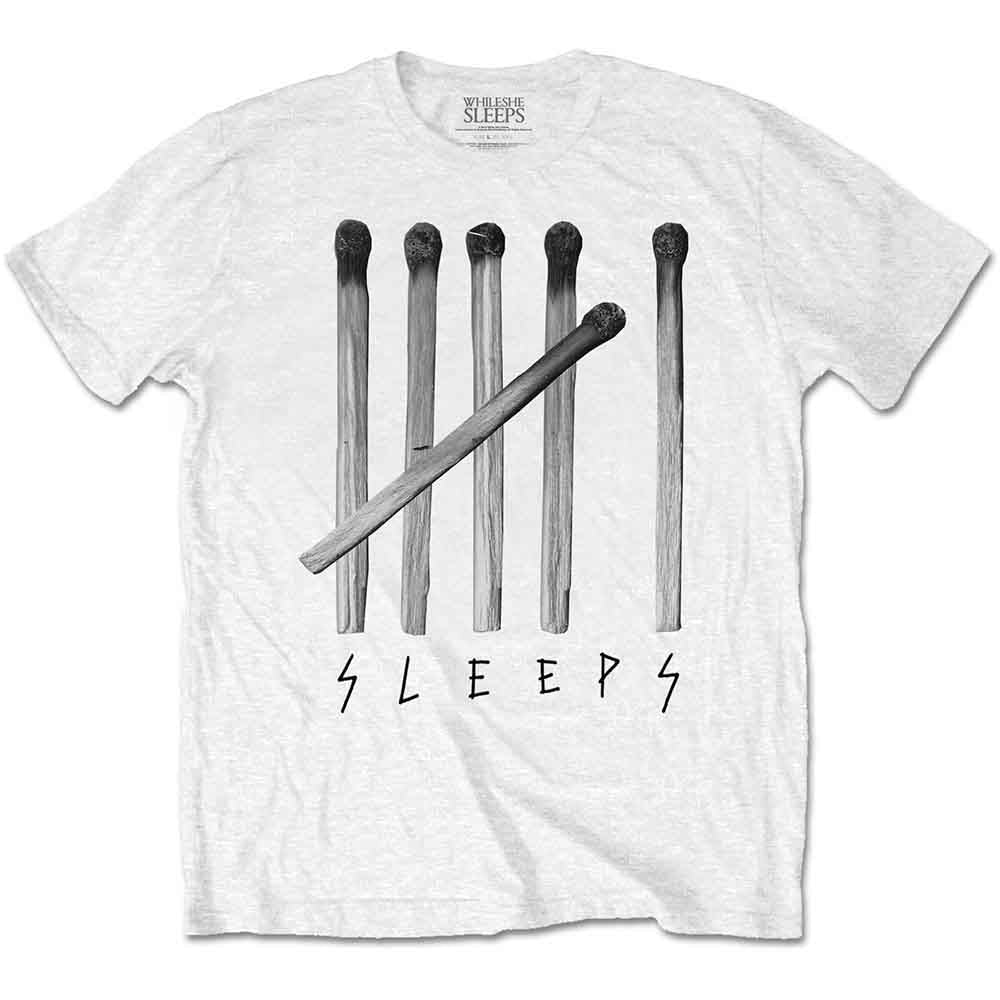 While She Sleeps Unisex T-Shirt Matches White (M)
