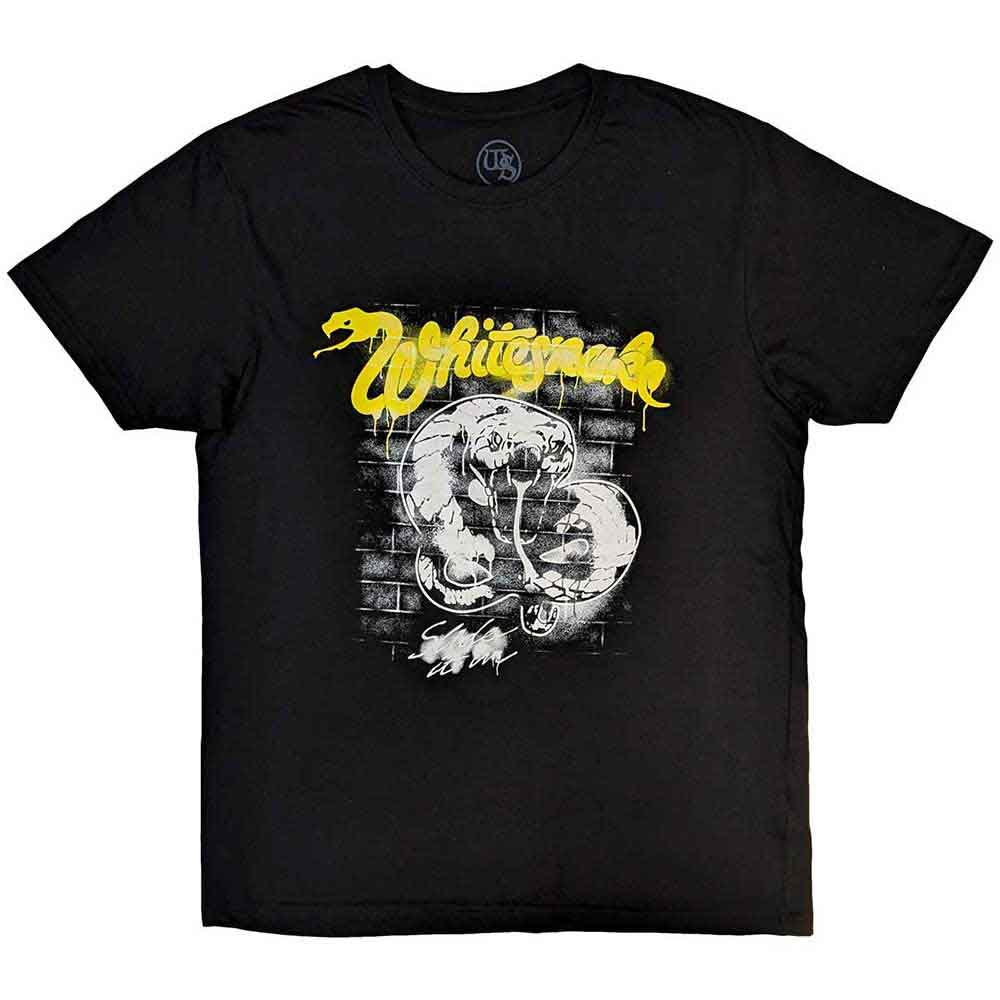 Whitesnake Unisex T-Shirt Graffiti Black (XL)
