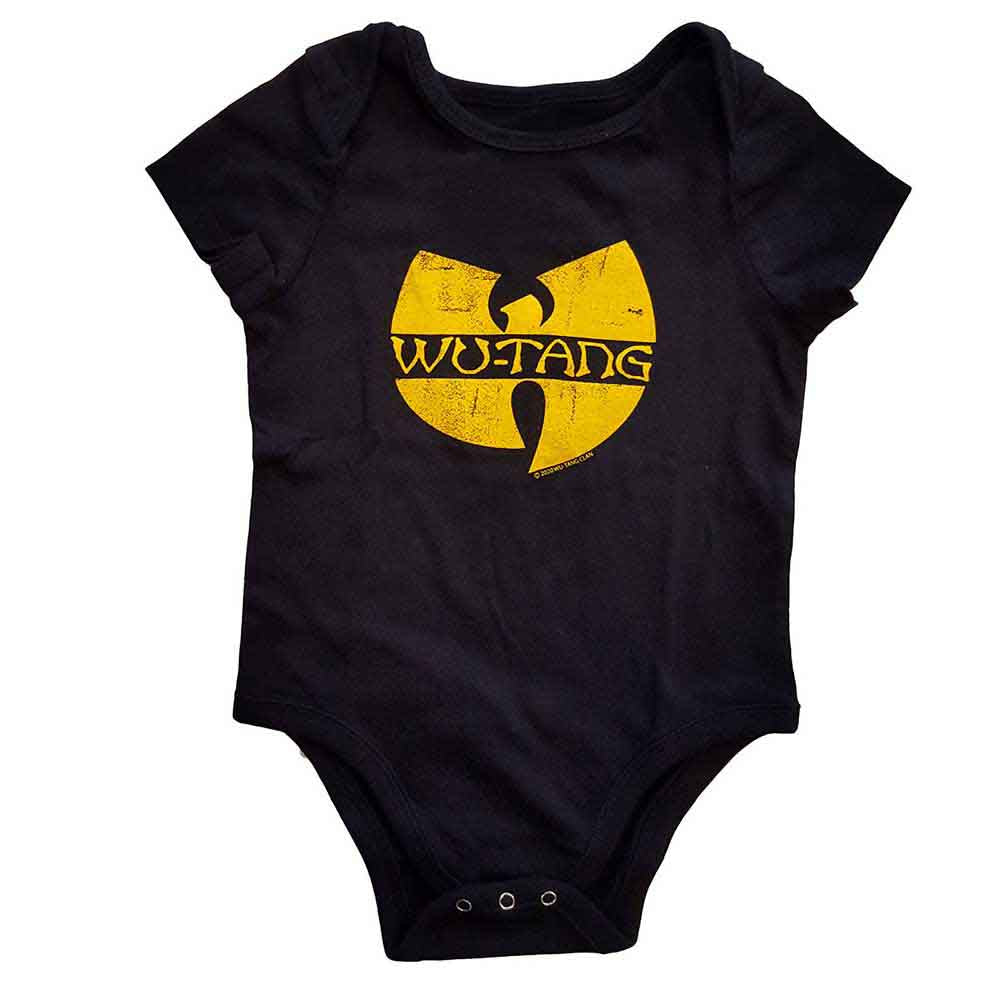 Wu-Tang Clan Kids Baby Grow Logo Black (12mths)