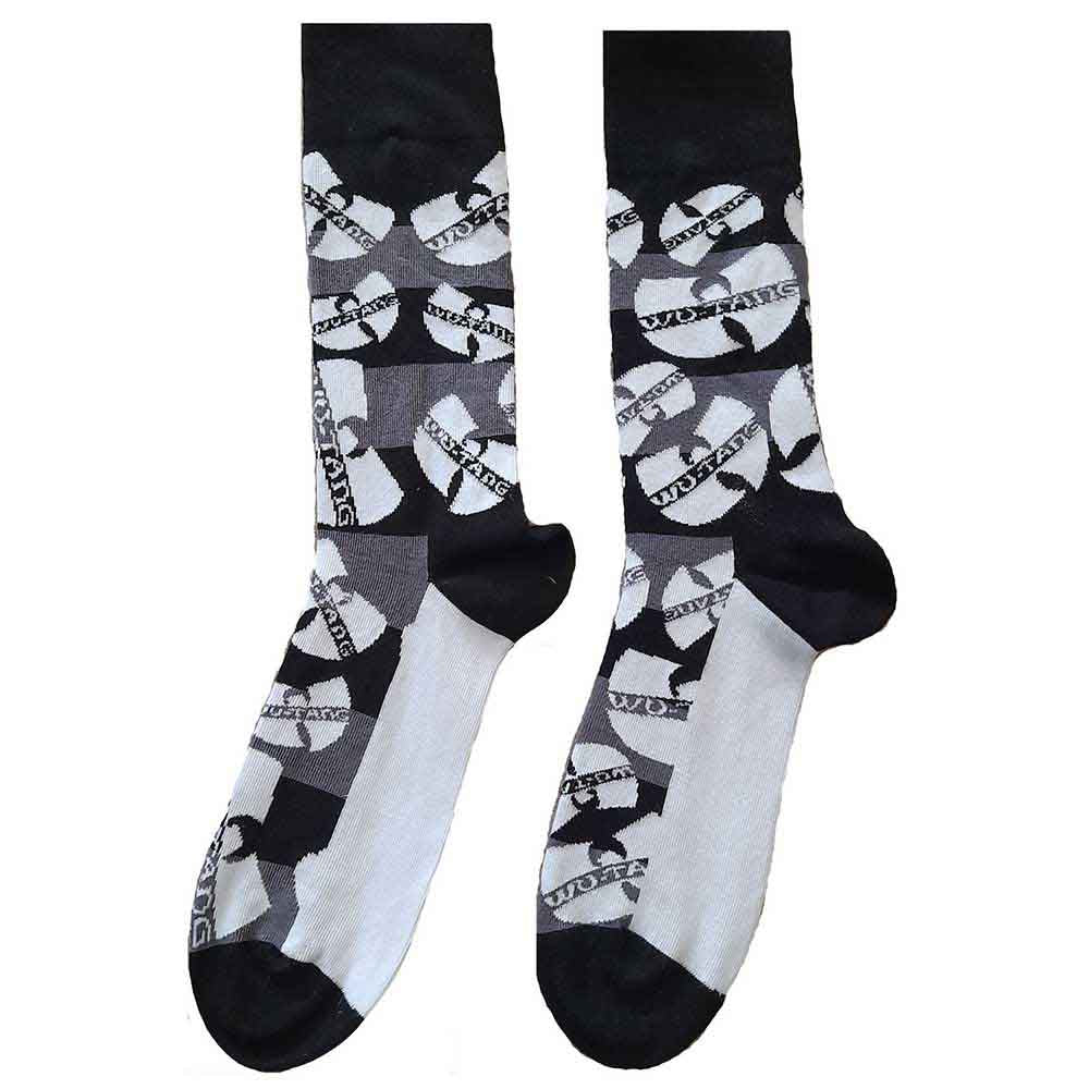 Wu-Tang Clan Unisex Ankle Socks Logos Monochrome (UK Size 7-11)